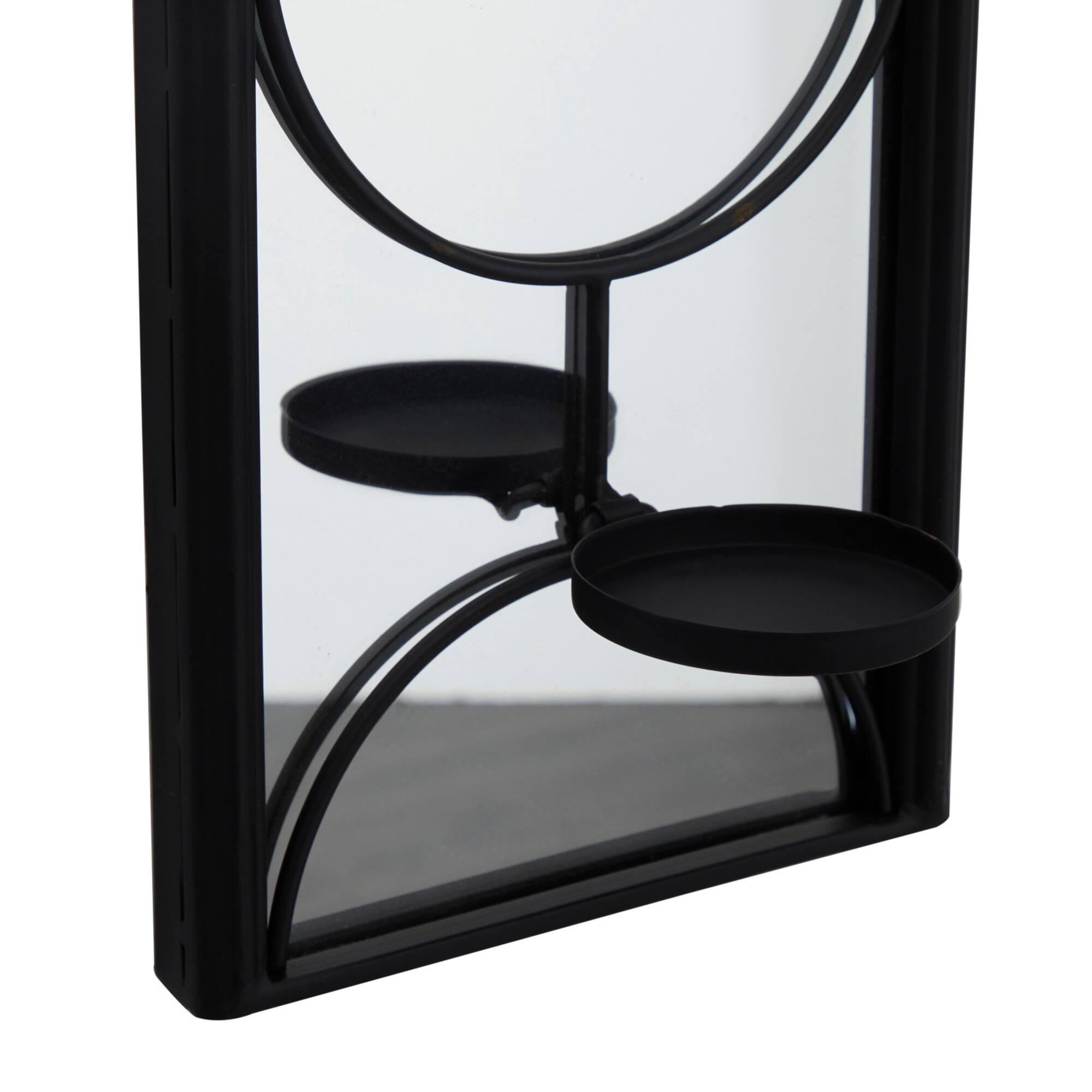 CosmoLiving by Cosmopolitan Black Metal Modern Wall Sconce